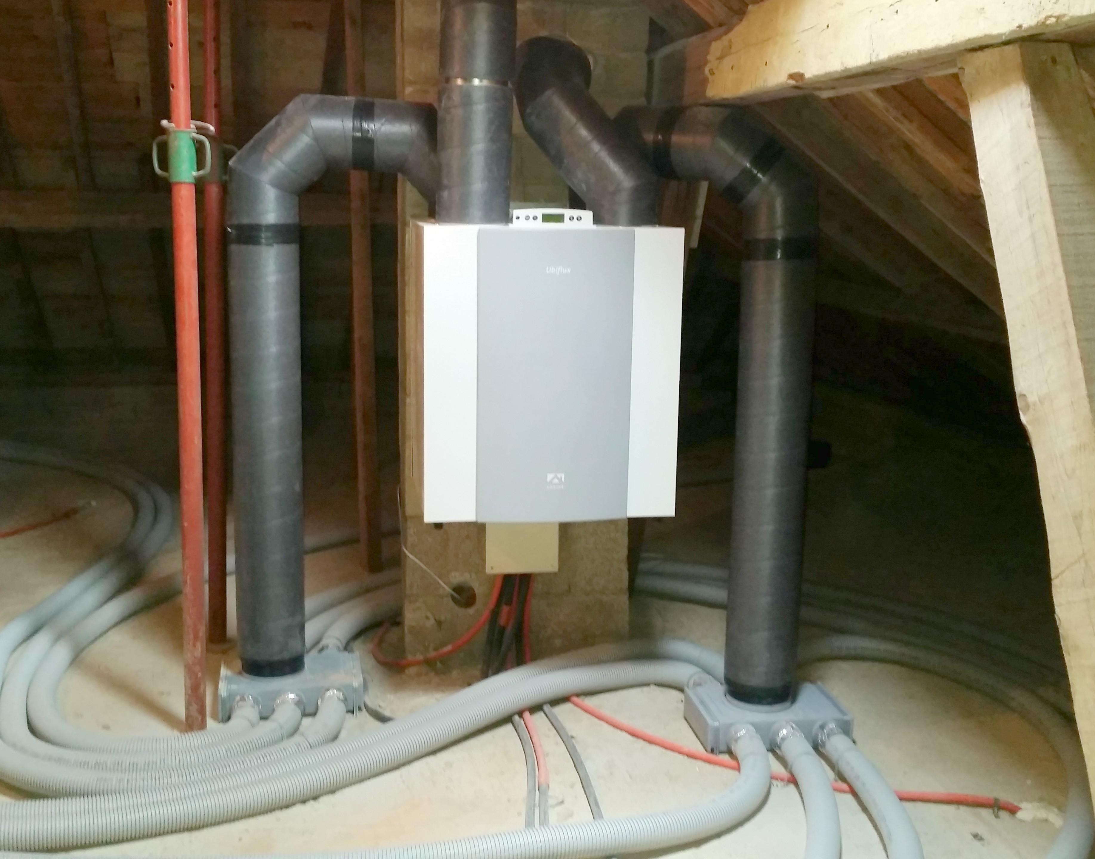 image de INSTALLATION VENTILATION DOUBLE FLUX N°1